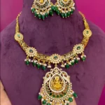 Laxmi Kanti with green stones