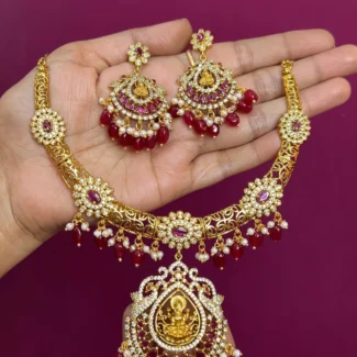 Laxmi Kanti with Pink Stones
